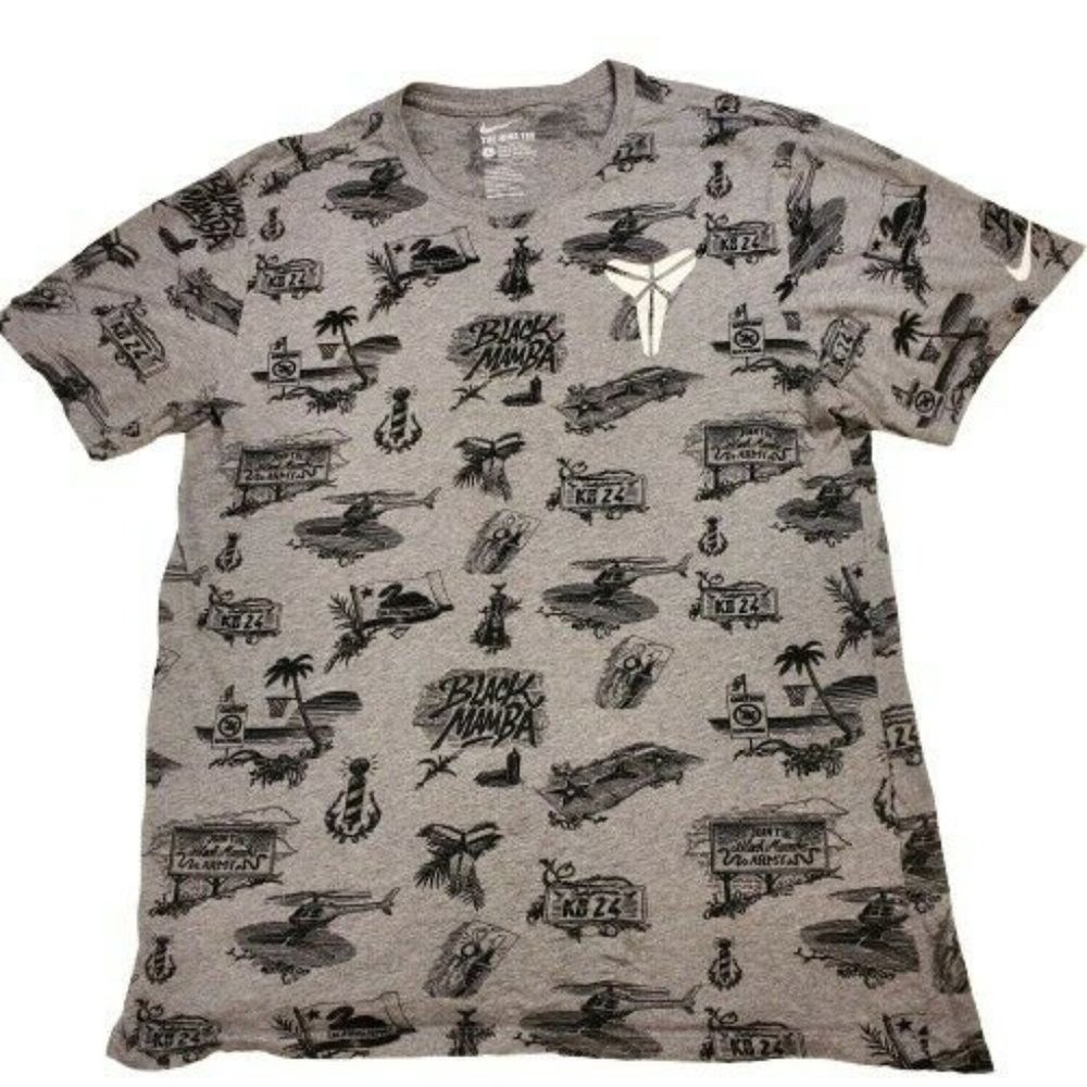 Nike LG shirt Kobe Bryant Black Mamba NBA kb24 81